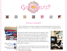 Tablet Screenshot of gotquiltz.com